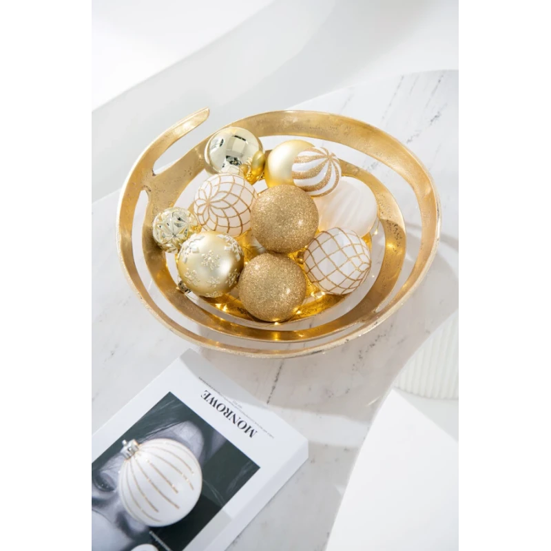 J-Line - Decorative Bowl - Gold