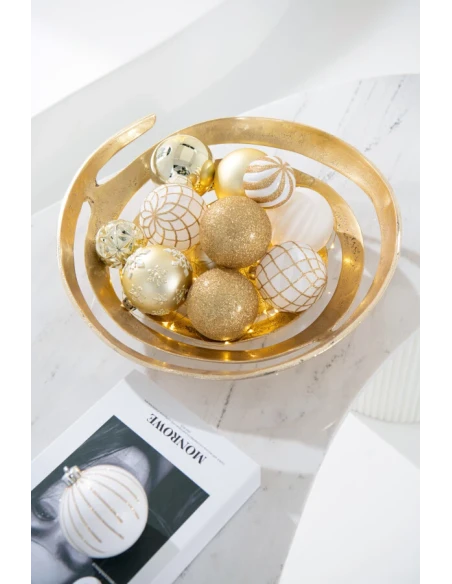 J-Line - Decorative Bowl - Gold