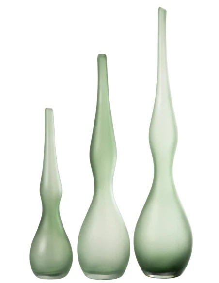 J-Line - Vaso Adria Curvato Flauto - Verde Menta