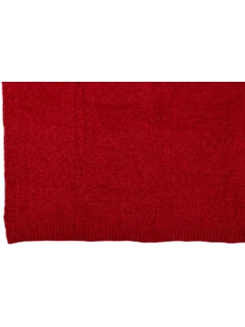 J-Line - Chenille Blanket - Red