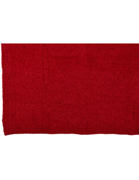 J-Line - Chenille Blanket - Red