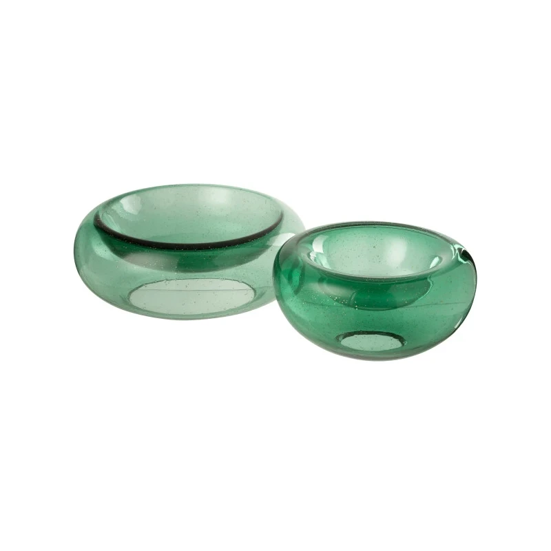 J-Line - Decorative Bowl - Emerald Green