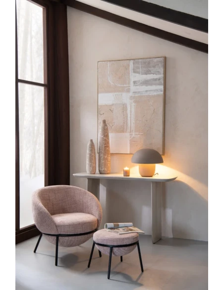 J-Line - Lampada da Tavolo - Taupe