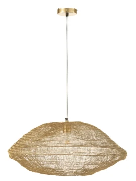 J-Line - Metal Mesh Pendant Lamp - Gold