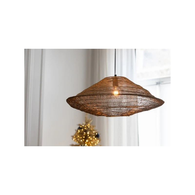 J-Line - Metal Mesh Pendant Lamp - Gold