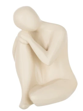J-Line - Kneeling Character - Beige