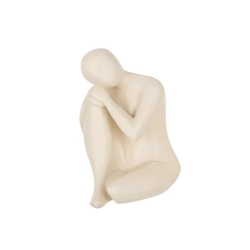 J-Line - Kneeling Character - Beige