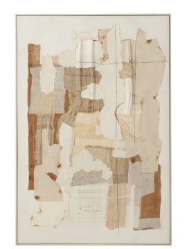 J-Line - Dob Painting Canvas / Fir Wood