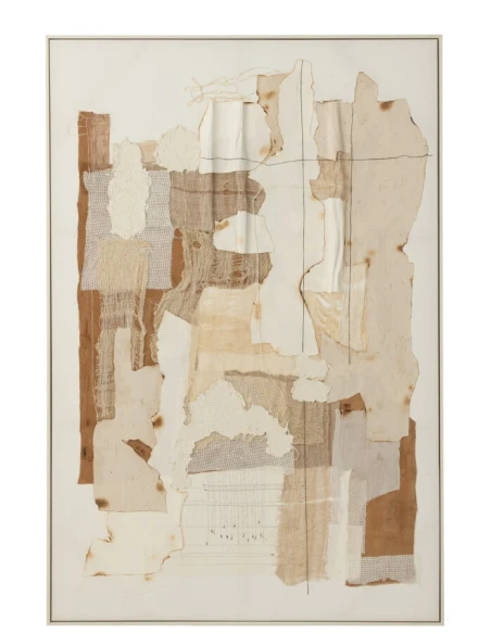 J-Line - Dob Painting Canvas / Fir Wood