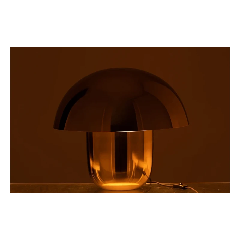 J-Line - Lampada da Tavolo Fungo - Oro
