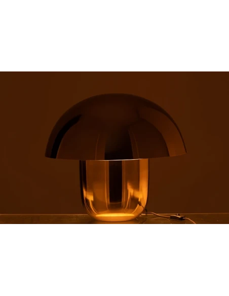 J-Line - Lampada da Tavolo Fungo - Oro