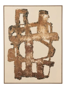 J-Line - Painting Vot Canvas / Fir Wood