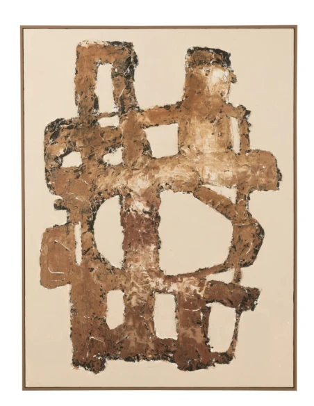 J-Line - Dipinto Vot Tela / Legno Di Abete