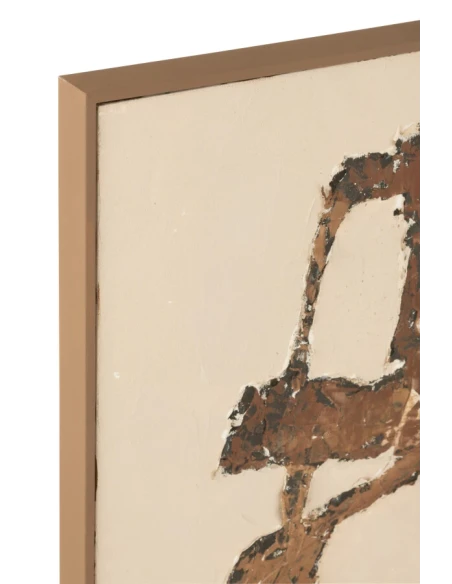 J-Line - Dipinto Vot Tela / Legno Di Abete