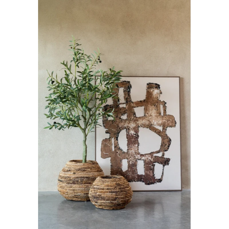 J-Line - Dipinto Vot Tela / Legno Di Abete