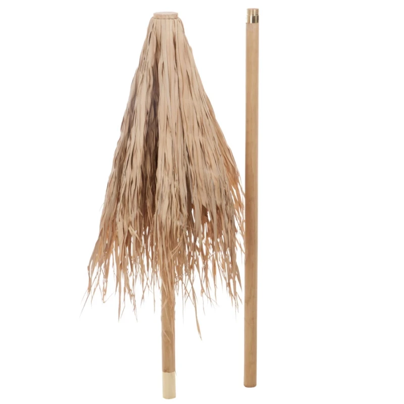 J-Line - Straw Umbrella - Natural