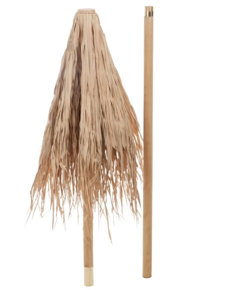 J-Line - Straw Umbrella - Natural