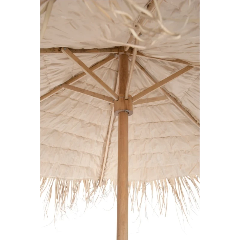 J-Line - Straw Umbrella - Natural