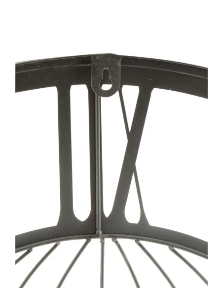 J-Line - Roman Numeral Globe Clock - Grey