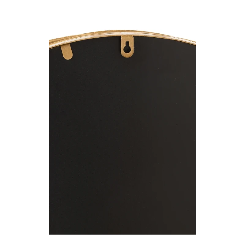 J-Line - Aurora Round Wall Mirror - Gold