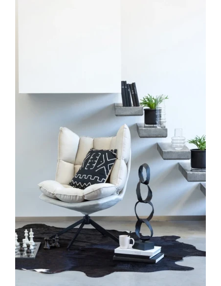 J-Line - Scultura Anelli + Piede - Nero