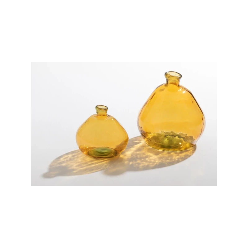 J-Line - Vaso Laura  -  Vetro Ocra