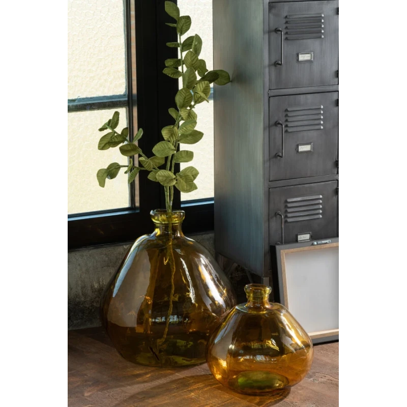 J-Line - Vaso Laura  -  Vetro Ocra