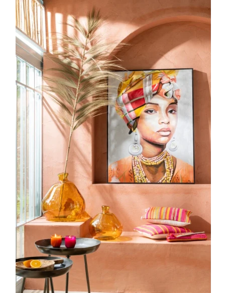 J-Line - Vaso Laura  -  Vetro Ocra