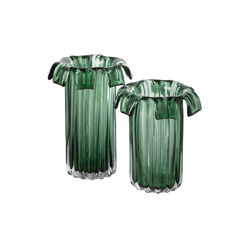 J-Line - Vaso Retro - Vetro Verde