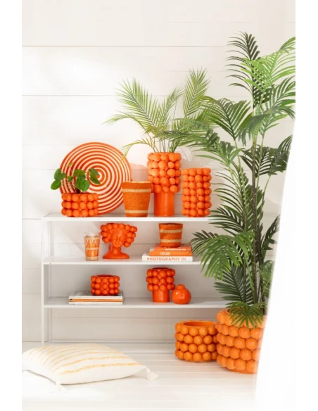J-Line - Vaso Arance -  Ceramica Arancione