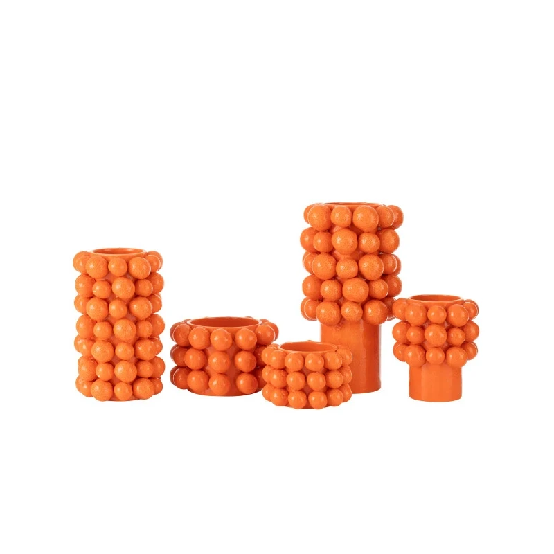 J-Line - Vaso Arance -  Ceramica Arancione