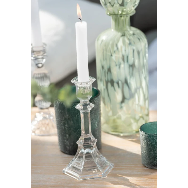 J-Line - Classic Candlestick - Clear Glass