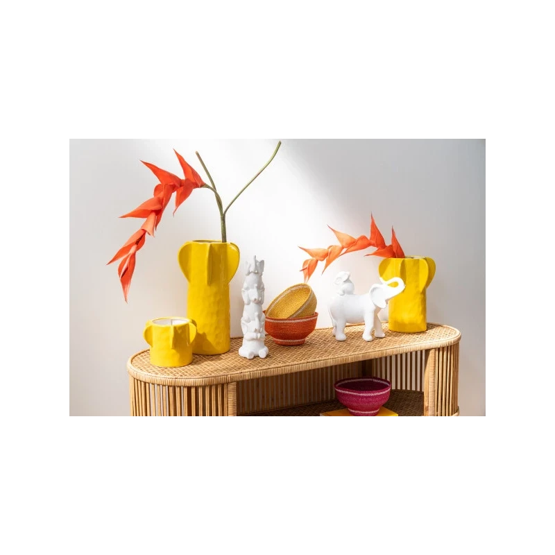 J-Line - Decorazione Elefante Porta Bebè - Bianco