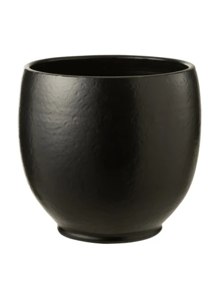 J-Line - Portavasi Ying - Ceramica Nero