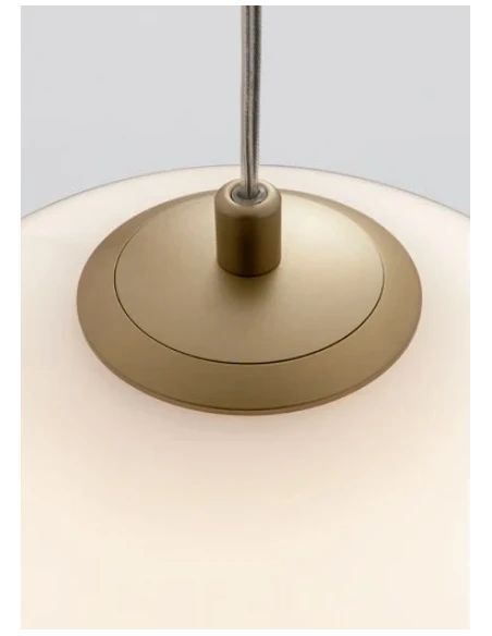 Redo Group - Berry Suspension Lamp - Matt Gold/Shaded White