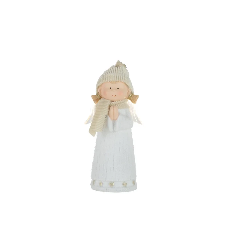 J-Line - LED Resin Angel Decoration - White
