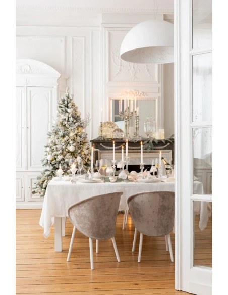 J-Line - Ball Candlestick - Clear Glass