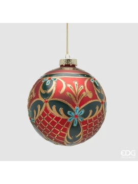 EDG - Baroque Christmas Ball - Red / Gold