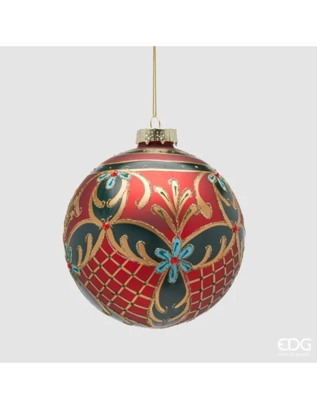 EDG - Baroque Christmas Ball - Red / Gold
