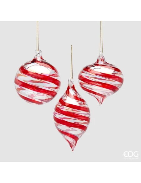 EDG - Vortex Spinning Top Christmas Ball - Red