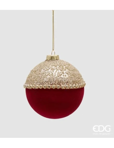 EDG - Bicolor Christmas Ball - Red