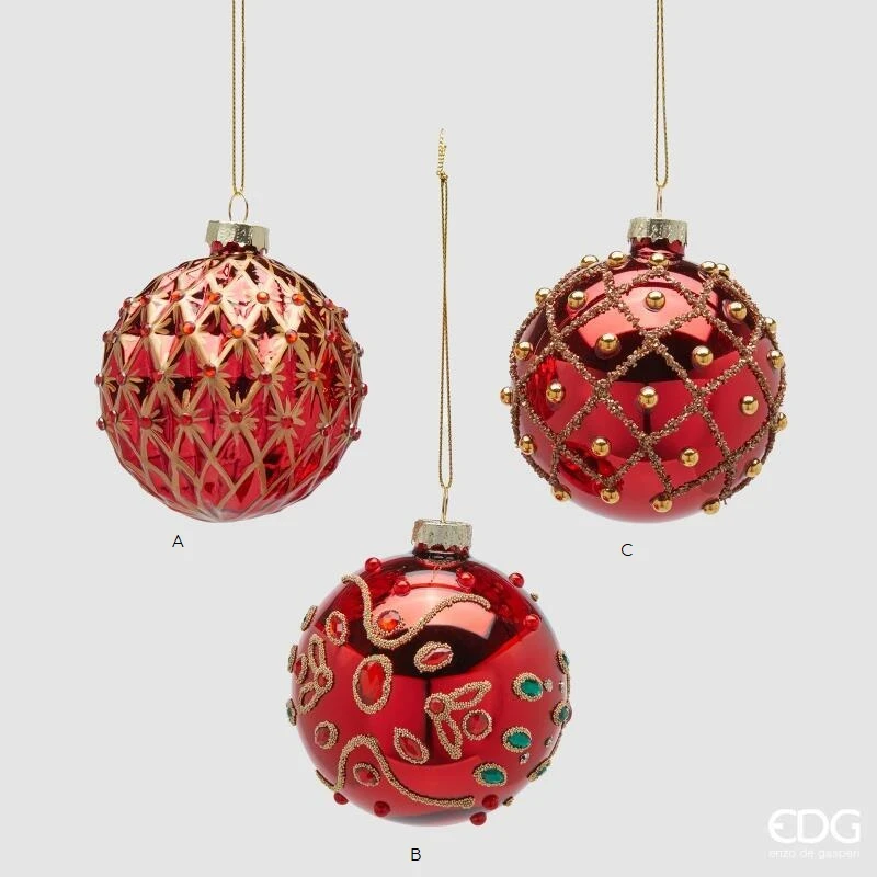 EDG - Decomix Christmas Ball - Red / Gold