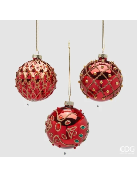 EDG - Decomix Christmas Ball - Red / Gold