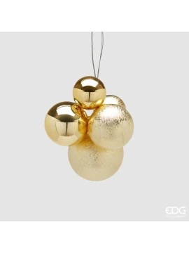 EDG - Groovemix Cluster Ornament - Gold