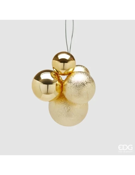 EDG - Groovemix Cluster Ornament - Gold