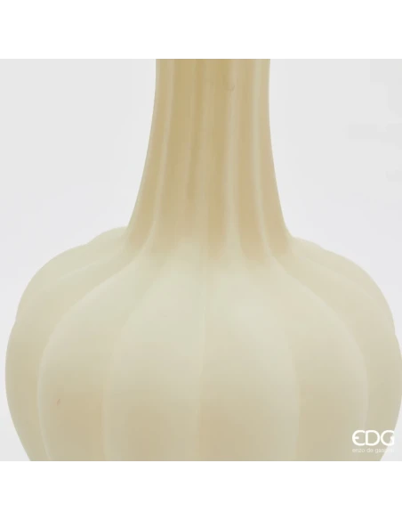 EDG - Flow Sinuoso Vase H 31 cm - Ivory