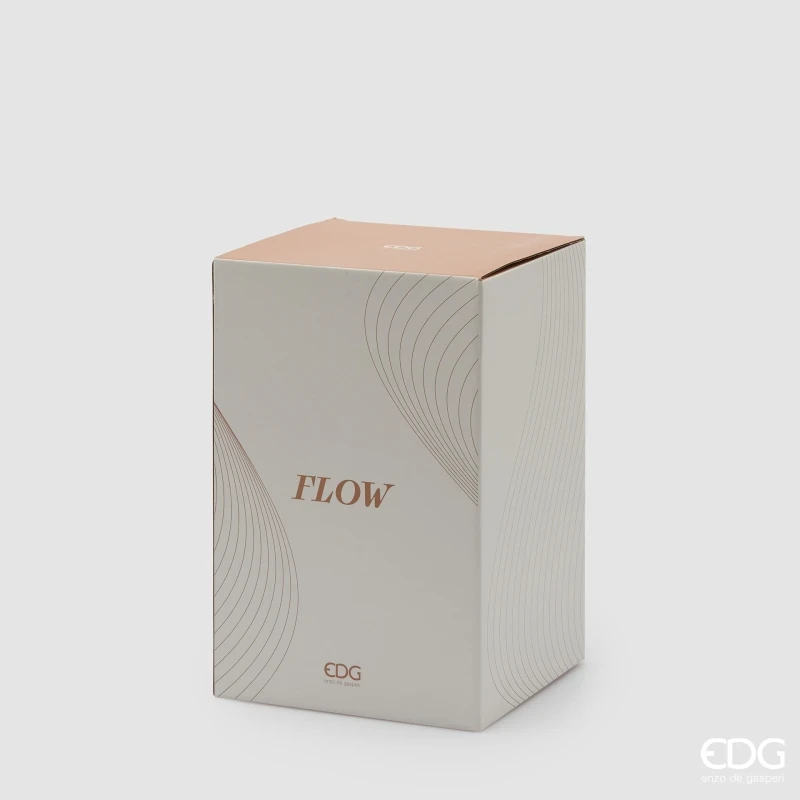 EDG - Vaso Flow Sinuoso H 30.5 cm - Marrone Chiaro