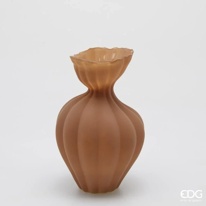 EDG - Flow Sinuoso Vase H 30.5 cm - Light Brown