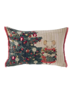 Blanc MariClò - Christmas Fairytale Rectangular Cushion - 33 x 50 cm