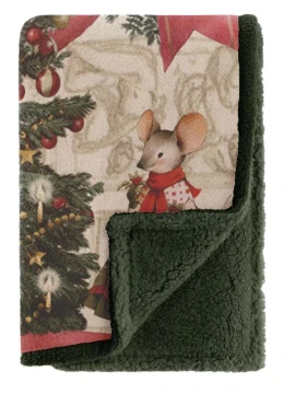 Blanc MariClò - Christmas Fairytale Sherpa Throw - 160 x 220 cm